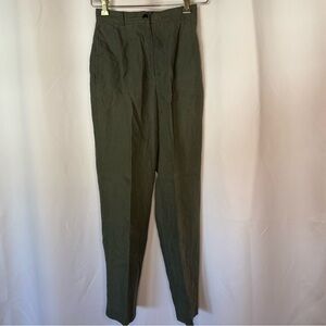 Vintage Country Road Linen Women's Olive Chinos